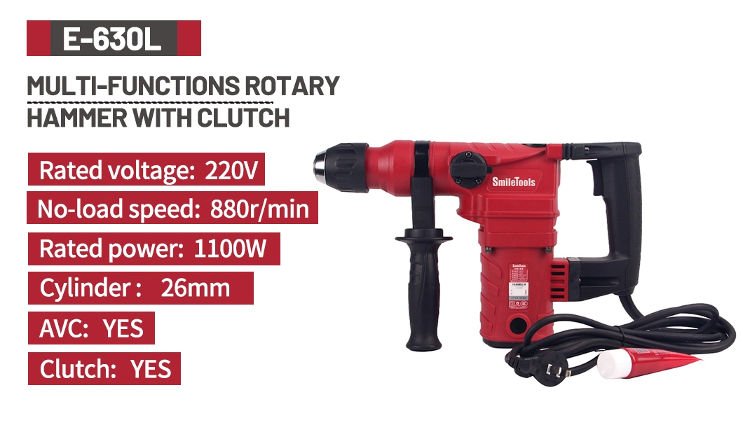 Electric Tool Rock Chipping Breaker Rotary Jack Hammer Demolition Hammer Drill Machine