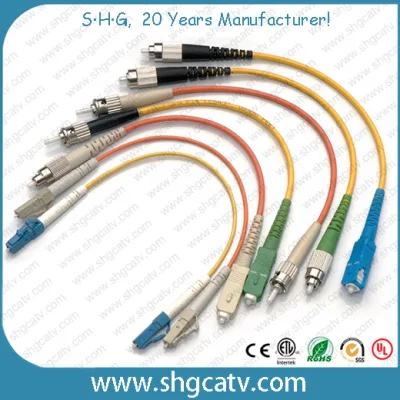 Hot Sale Factory Price High Quality Ce RoHS Approved Single Mode Fiber Optic Patch Cord with Sc FC LC Connector