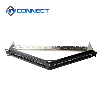 FTP 24 Port Angled Blank Patch Panel