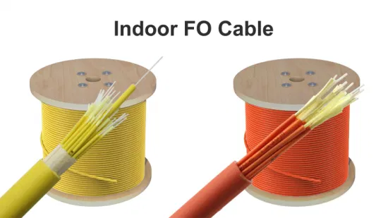 China Factory Indoor Cable 1~288 Core Single Mode Multimode PVC LSZH Communication Fiber Optic Cable