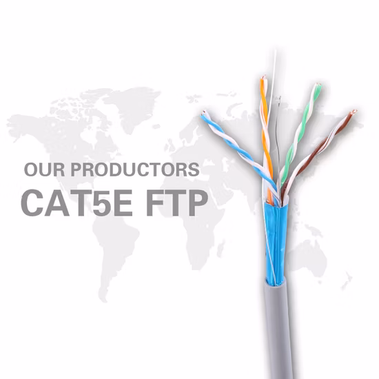 Pure Copper Cat5/Cat5e/CAT6 Ethernet Cables, Solid OFC Network Cords, UTP/FTP, Indoor/Outdoor, Factory Direct Supply